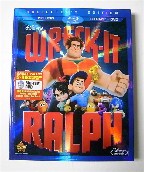 Disney Wreck It Ralph Wreck It Ralph Blu Ray Dvd Sarah Silverman No Slipcover 786936832532 Ebay