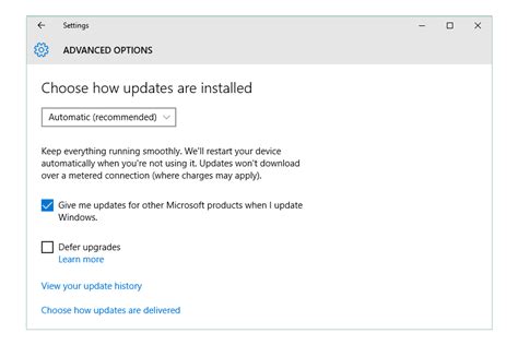 I put my pc back to factory setting and i went to check for windows updates and i had 49 to do i went to install but nothing happen and i think something is blocking me from doing the windows. How to Change Windows Update Settings (Windows 10, 8, 7+)