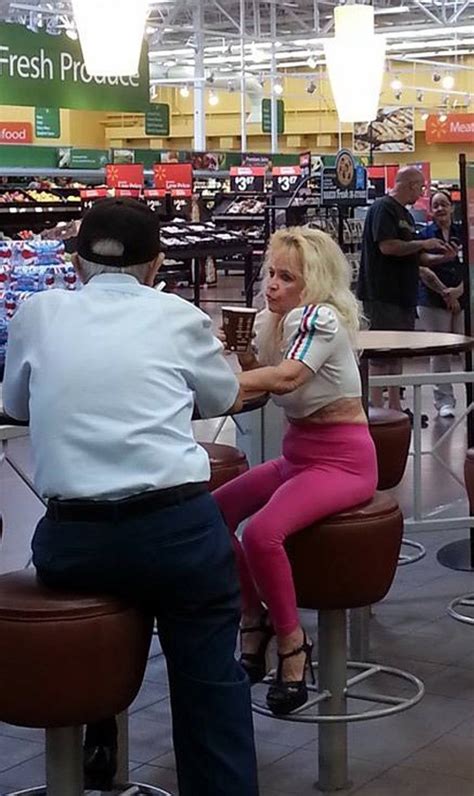 Granny Got Game Walmart Singles Bar Pink Leggings Midriff Top