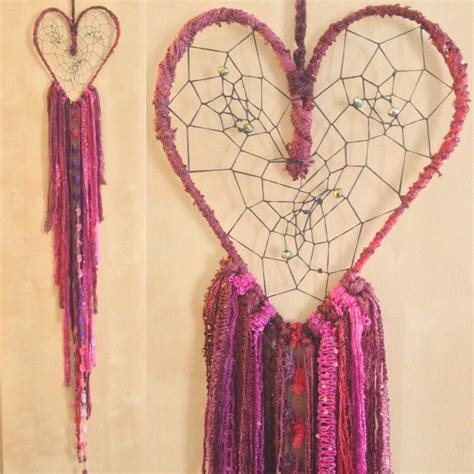 Heart Shaped Valentine Dreamcatchers By Karen Michel Dream Catcher
