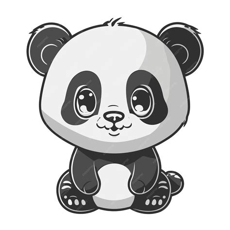 Premium Vector Cute Panda Vector Illustration