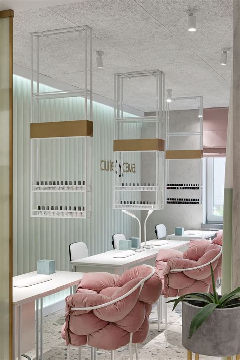 Pin By Karen Vanessa Tacho Ochoa On Salon Nail Salon Interior Design