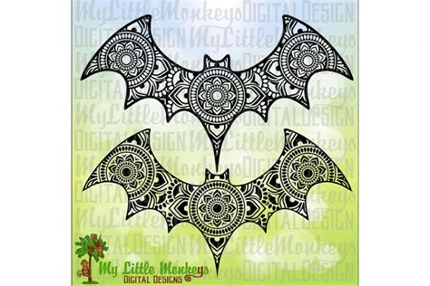 Bat Mandala 9158 Svgs Design Bundles