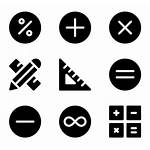 Math Symbols Maths Mathematics Signs Icons Transparent