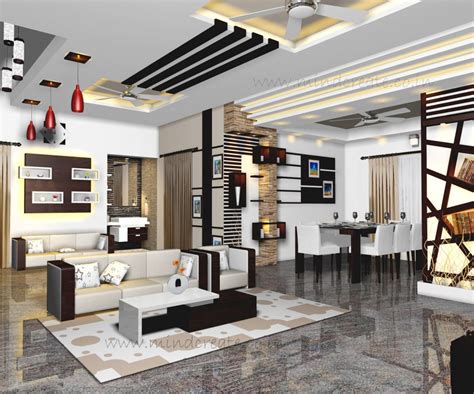 Interior Model Living And Dining Kerala Model Home Plans