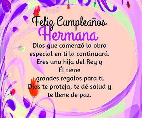 Feliz Cumpleanos Hermana Poemas