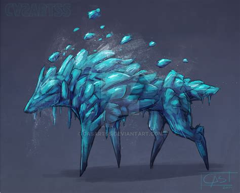 Ice Wolf By Casartss On Deviantart