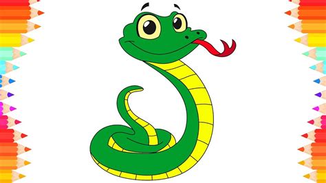 Great for painting, wood working, stained glass, and other art designs. How to Draw Snake for Kids🐍 Drawing Animals. Step by Step ...