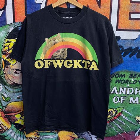 Tyler The Creator Ofwgkta Cat Tee Shirt Size Medium Grailed