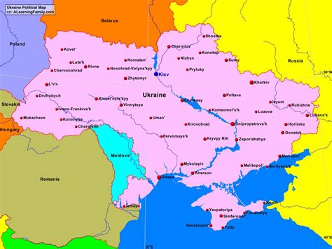 Detailed Political Map Of Ukraine Ukraine Detailed Political Map Images