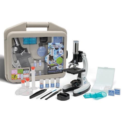 Discovery Mindblown Microscope Set 52 Piece With Durable Metal