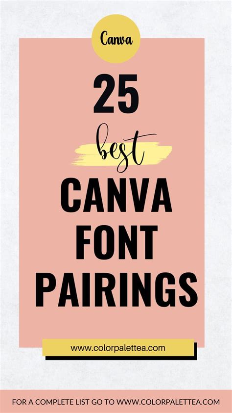 25 Best Canva Font Pairings Combinations For Bloggers Marble Grey