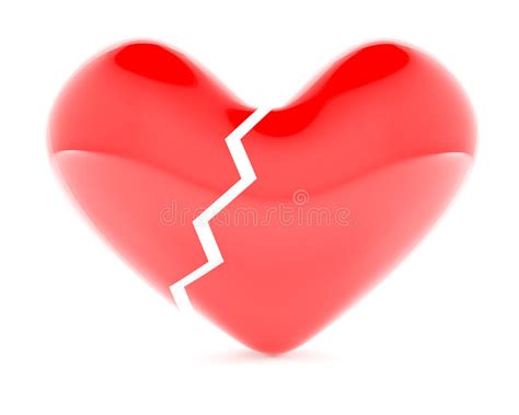 Broken Heart Stock Illustration Illustration Of Heart 58735249