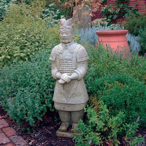 Chinese Terracotta Warrior Stone Garden Statue