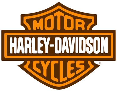 Harley Davidson Logo Stencil In 3 Layers