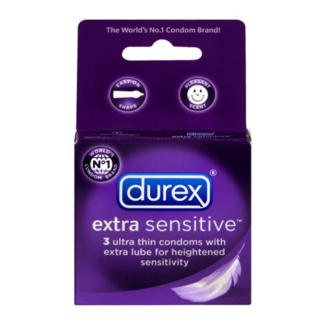 Save On Durex Extra Sensitive Premium Latex Condoms Lubricated Ultra