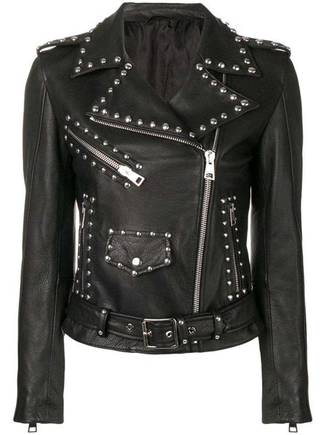 Some of the technologies we use are necessary for critical functions like security and site integrity, account authentication, security and privacy preferences, internal site usage and maintenance data, and to make the site work correctly for browsing and transactions. Women Silver Studded Leather Jacket Silver Color Studs ...