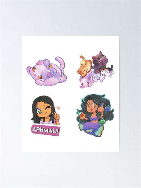 Aphmau Pack Poster For Sale By Matildamenina Redbubble