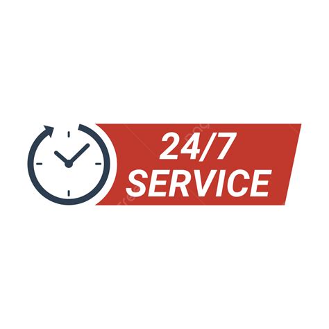 24 hours daily service 24 hours daily service labels 24 hours everyday service vector 24