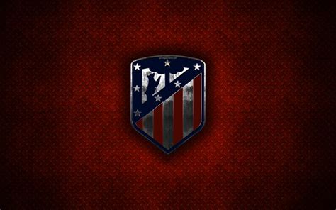 Download the vector logo of the club atletico de madrid brand designed by eduardo samajon in adobe® illustrator® format. Download wallpapers Atletico Madrid, metal logo, new logo ...