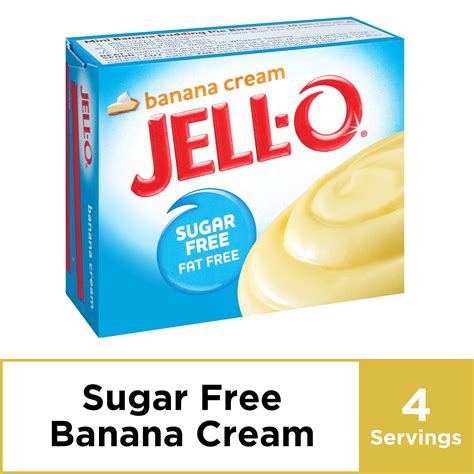 Buy Jell O Banana Cream Sugar Free And Fat Free Instant Pudding And Pie