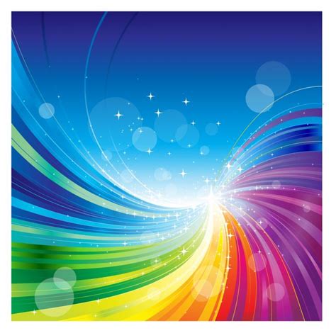 Abstract Rainbow Colors Wave Background 133720 Free Ai Eps Download