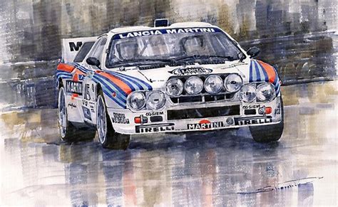 Lancia 037 Martini Rallye 1983 Posters Par Yuriy Shevchuk Redbubble