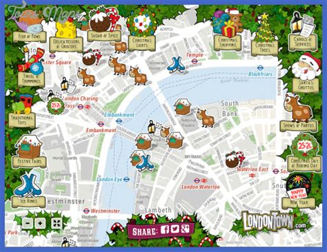 London Map Tourist Attractions