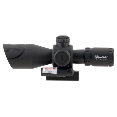 Firefield Barrage Riflescope 25 10x40mm Illuminated Mil Dot Spf W Red
