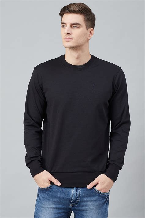 Solid Round Neck Sweatshirt Fahrenheit