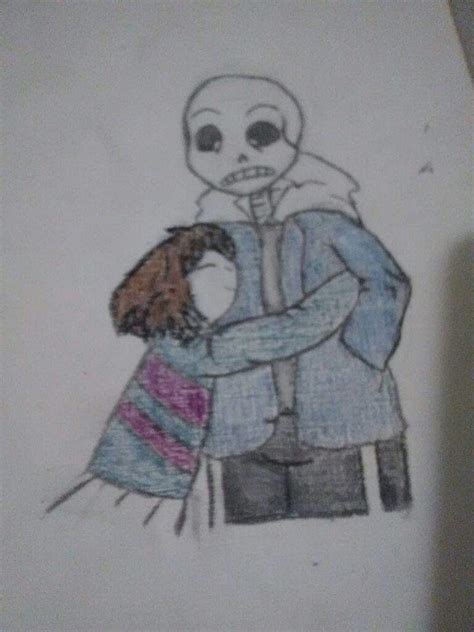 Hid Sans X Frisk Undertale Amino