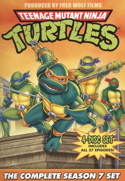 Teenage Mutant Ninja Turtles The Complete Season 7 Set 4 Discs By