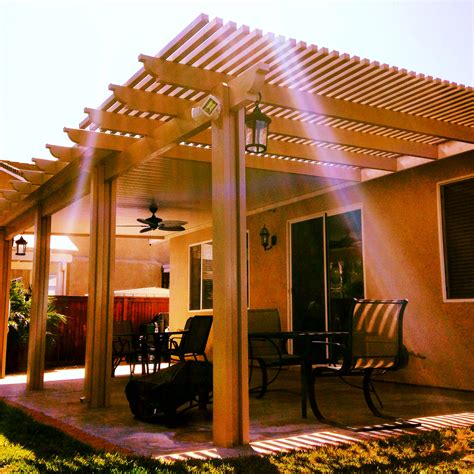 Combination Alumawood Patio Covers With Newport Solid And Laguna