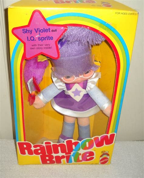Nrfb Vintage Mattel Rainbow Brite Shy Violet Iq Sprite Doll Ebay