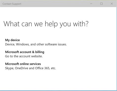 Windows 10 Includes New Support App That Allows You Contact Microsoft