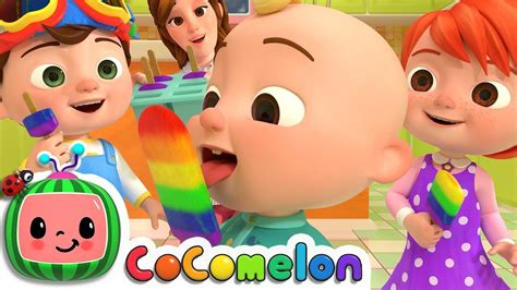 The Colors Song With Popsicles Cocomelon Nursery Rhymes And Kids