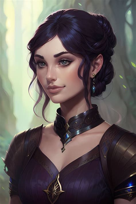 Pin By K On Character Ideas In 2023 Female Elf Black Hair Blue Eyes Female Character Inspiration