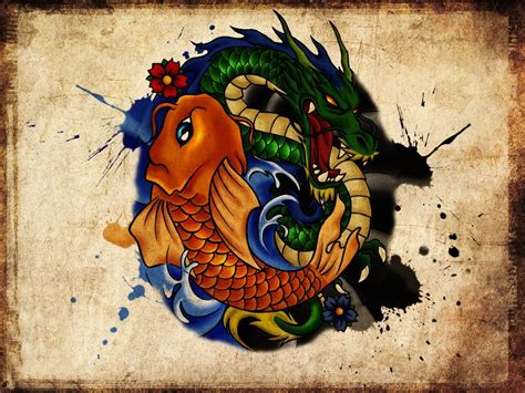 dragon-and-koi-tattoo-design-art-wallpaper-pic-7746-wallpaper-koi-tattoo-design,-koi-tattoo