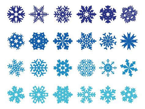 Snowflakes Pack Vector Art And Graphics
