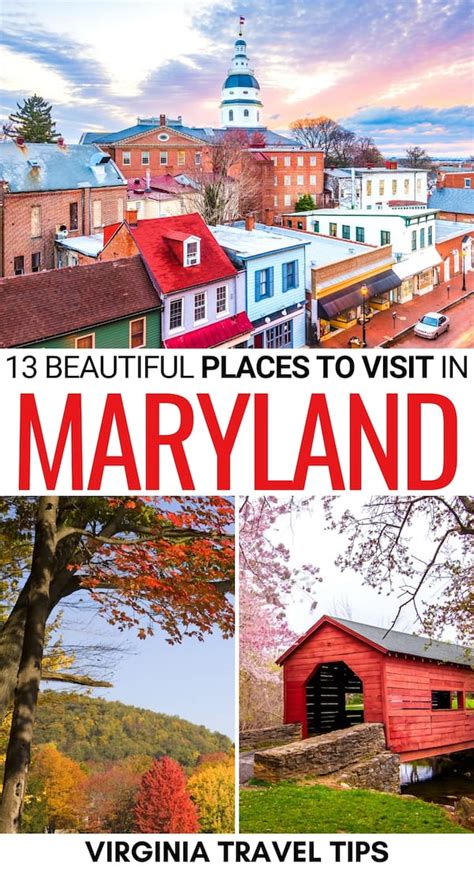13 Best Places To Visit In Maryland Map
