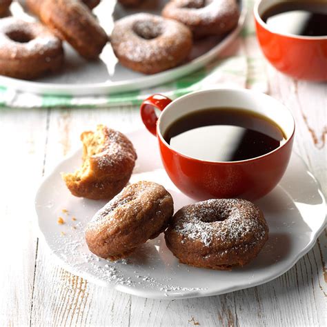 The donuts sell out fast, so get there early! Cider Doughnuts Recipe | Taste of Home