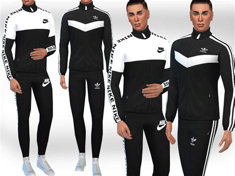 The Sims Resource Men Fullbody Tracksuits