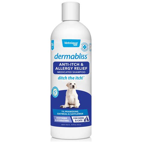 Dermabliss™ Anti Itch Relief Shampoo 16 Oz For Itchy Dogs Vetnique Labs