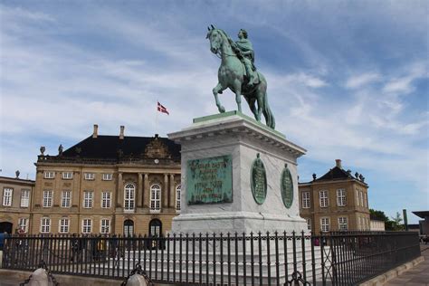 Copenhagen Amalienborg Square Frederick V Statue