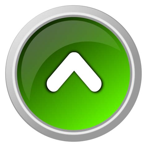 Edited Green Arrow Up Button Clip Art At Vector Clip Art