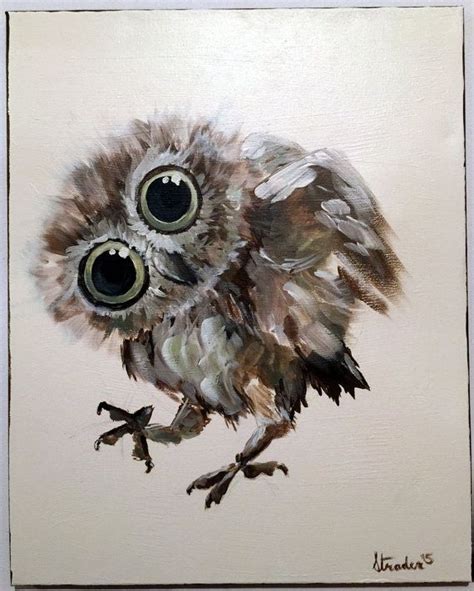 Baby Owl Painting At Explore Collection Of Baby