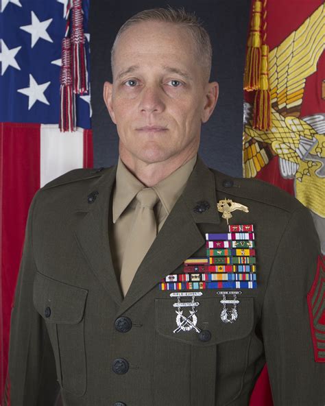 Master Gunnery Sergeant Shawn A Disbennett Marine Forces Special