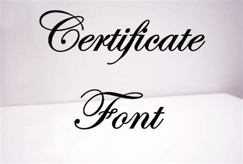 Certificate Font Beautiful Certificate Font Handwritten Etsy