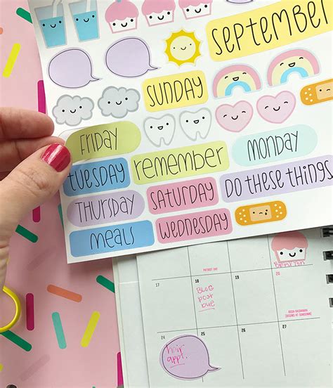 How To Use Cricut Printable Vinyl Youtube Make Your Own Planner