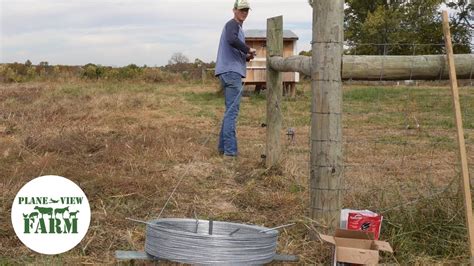 How To Build A High Tensile Electric Fence YouTube